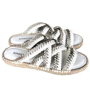 Donald J Pliner Rhonda Woven Espadrille size 7.5M